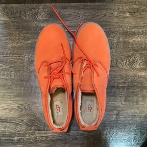 Brand New UGG Maksim Orange Men's Size 12 Sheepskin Boot - Super Cozy!